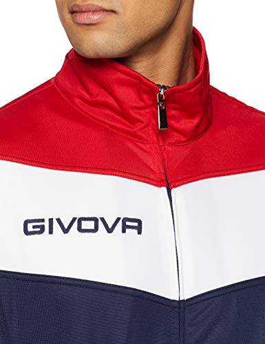 Givova – Trenerka Tuta Campo - Crveno-bela - Slika 6