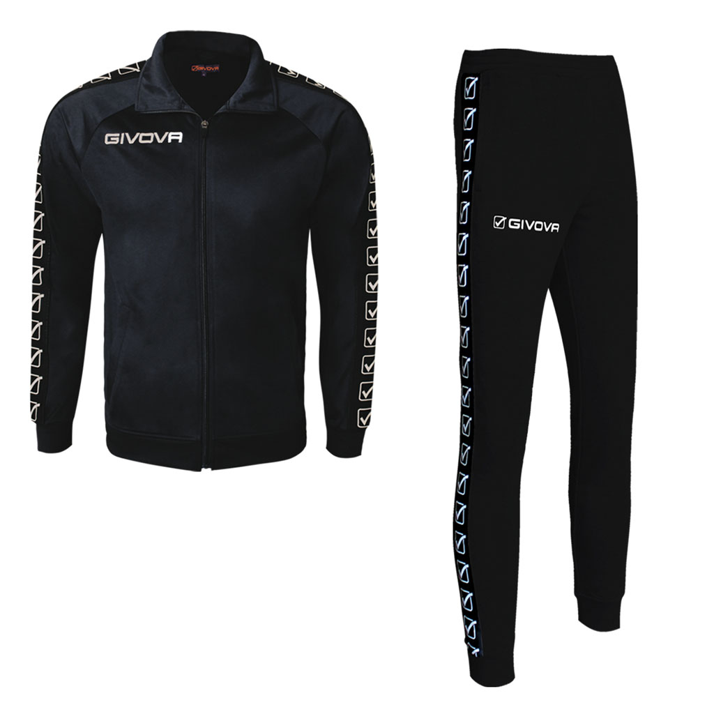 Givova – Trenerka Tuta Tricot - Crna