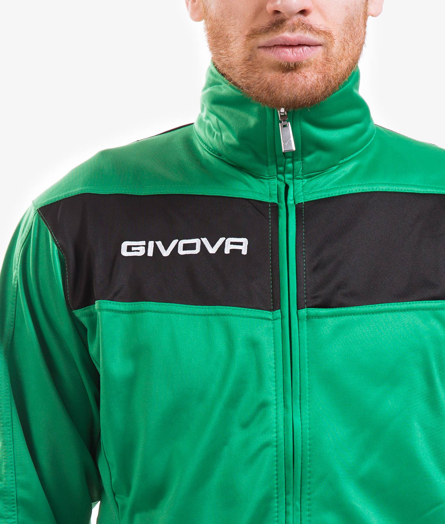 Givova – Trenerka Tuta Visa - Zelena - Slika 3